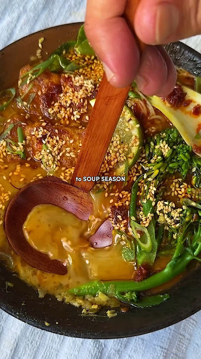 Alfie Cooks’ Peanut Butter Gyoza Ramen